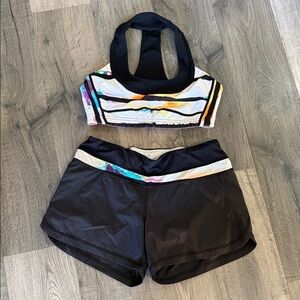 🍋 Lululemon Bra & Speed Short Set